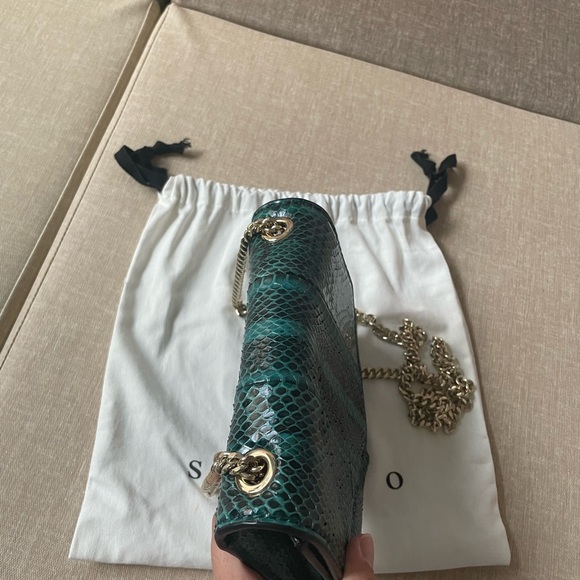 Sandro snakeskin Lou small model bag - Picture 9 of 9